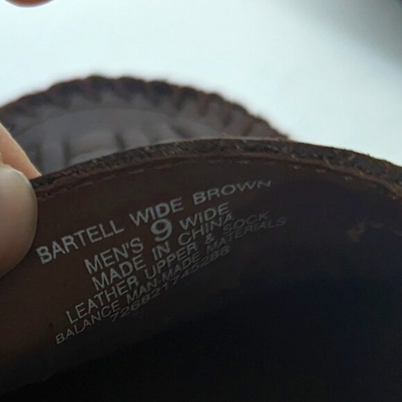 Giorgio Brutini Bartell Loafer Size 9 Wide Tassel Woven Comfort Leather Shoe - Picture 3 of 9